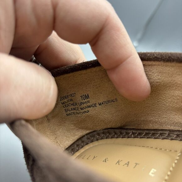 Kelly &‎ Katie Loafers Women’s Size 10 M Major Brown Suede Lug Sole Horse-Bit - Picture 13 of 13